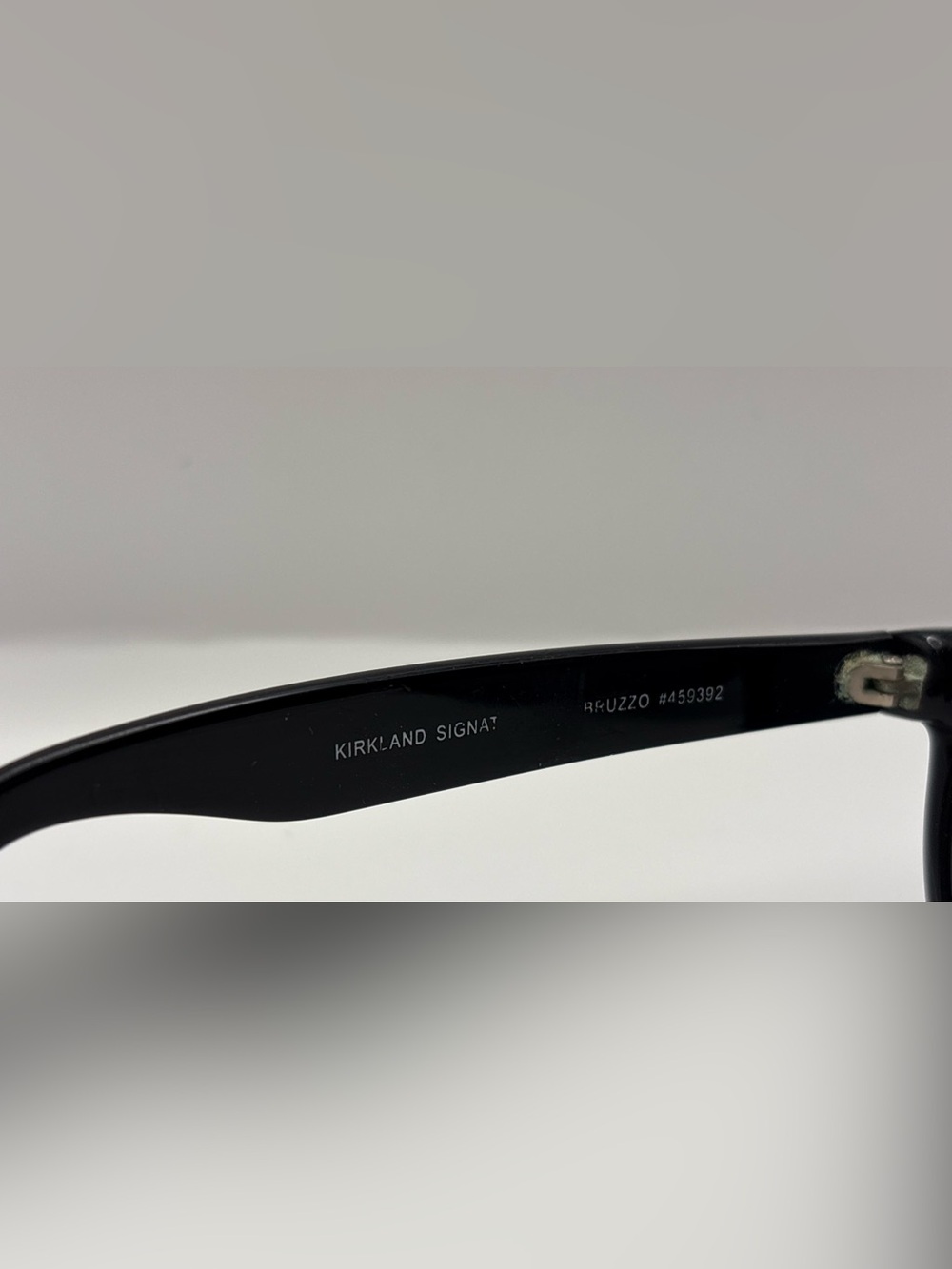 Kirkland Signature Abruzzo Black Oval Sunglasses Frames Only - Picture 8 of 8